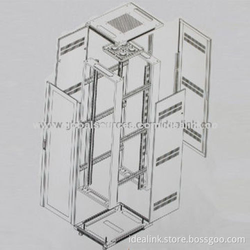 Server Cabinet with Adjustable Depth and Volume CapacityNew